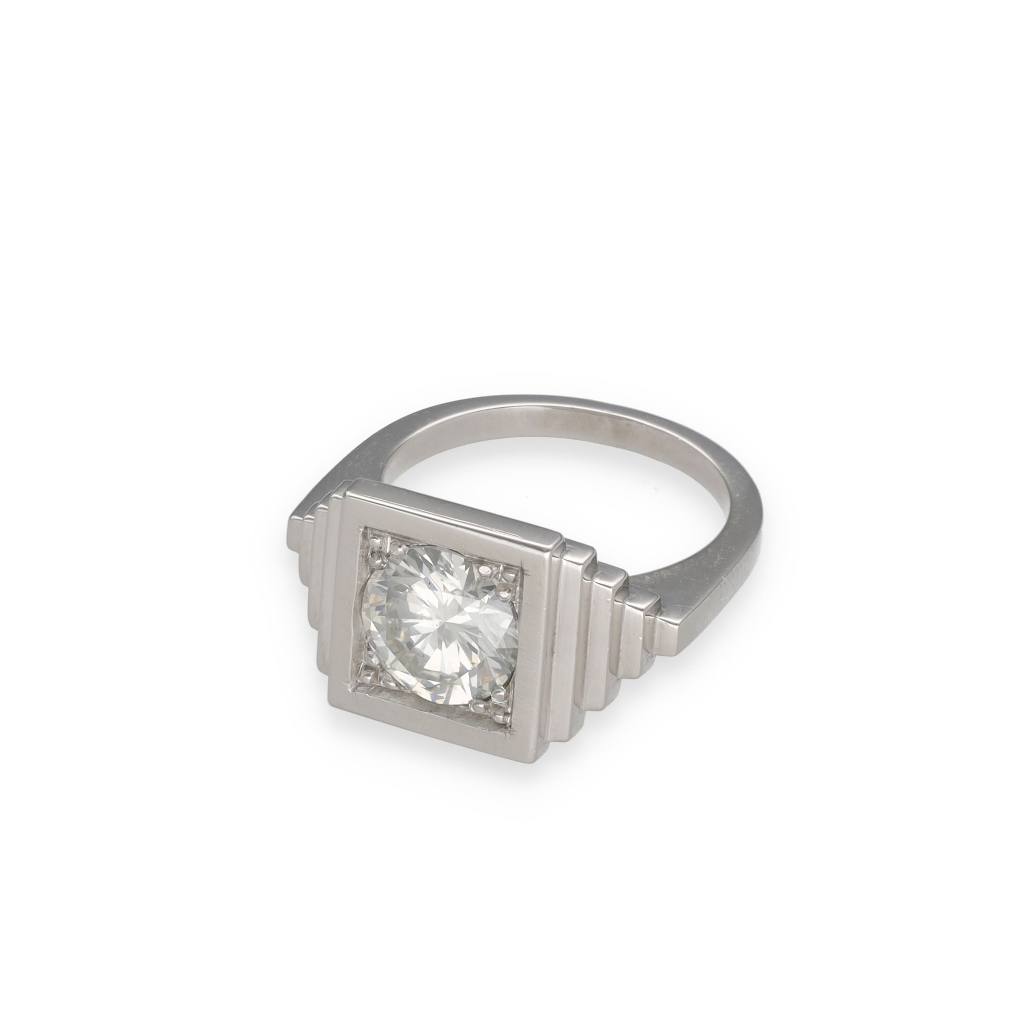 Bague diamant style Art Déco – Image 3