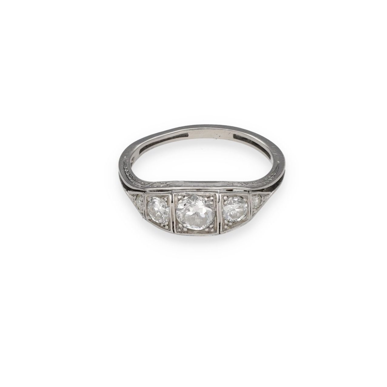 Bague Art Déco diamants – Image 4