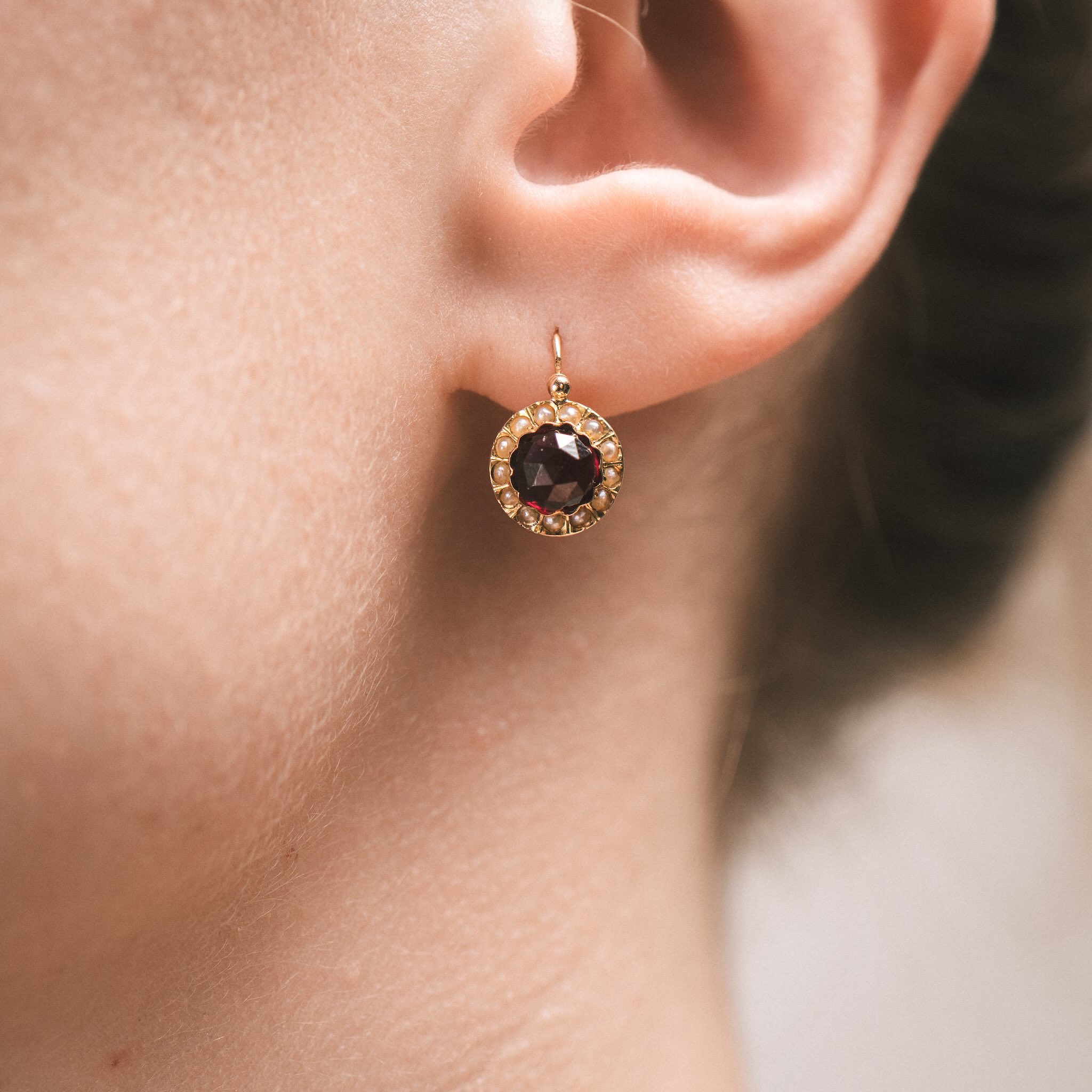 Boucles d’oreilles dormeuses 1900 – Image 4