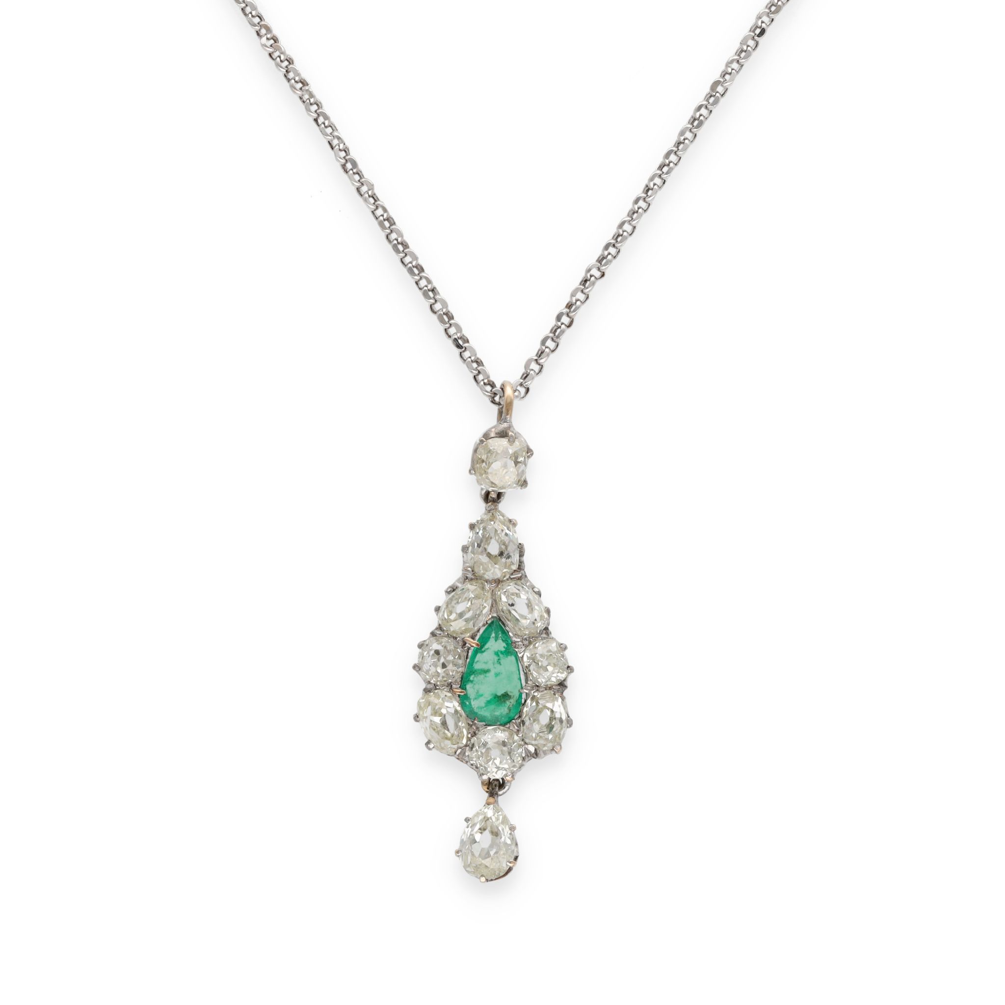 Collier pendentif Belle Époque