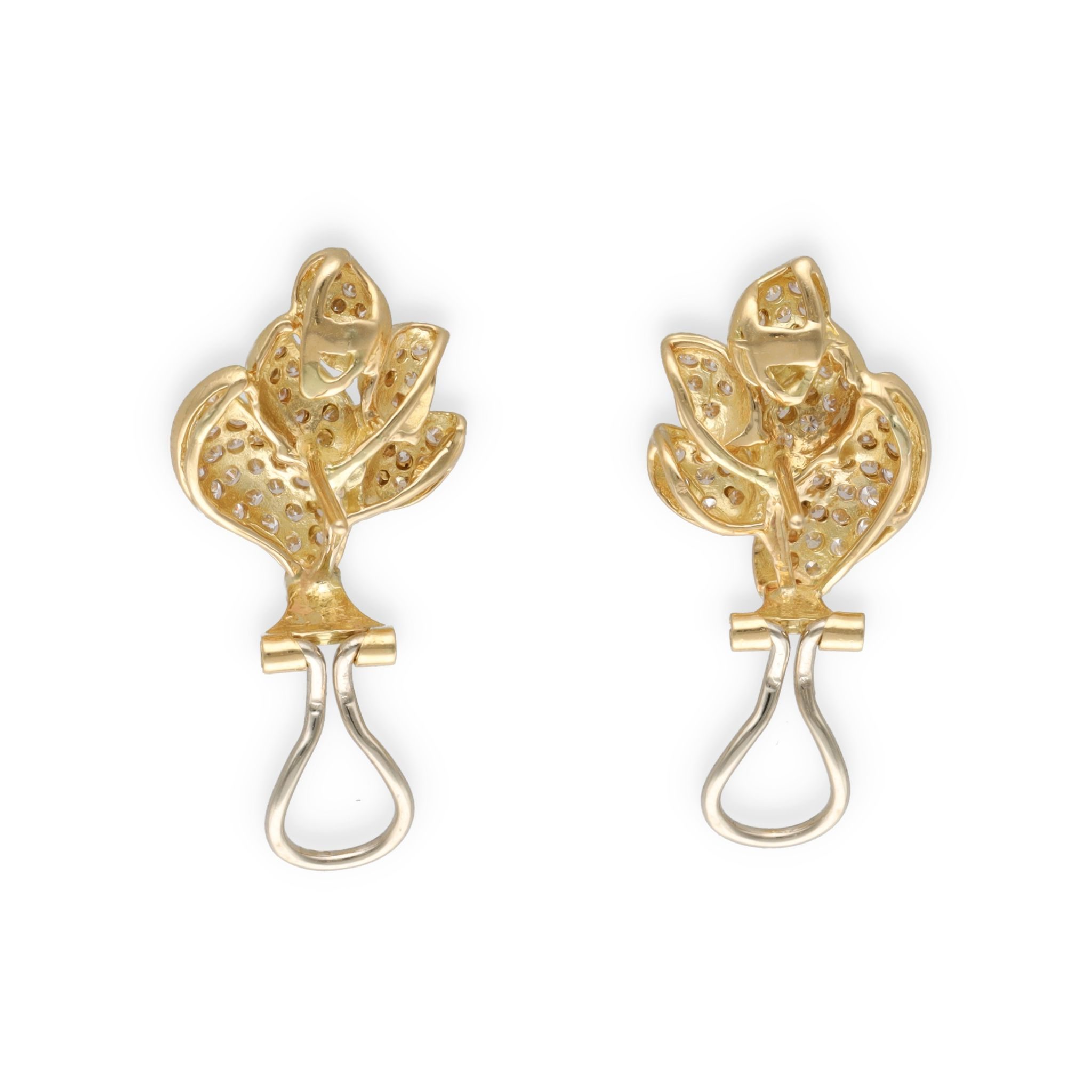 Boucles d’oreilles pavage de diamants – Image 3